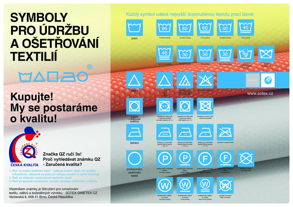 Symboly údržby